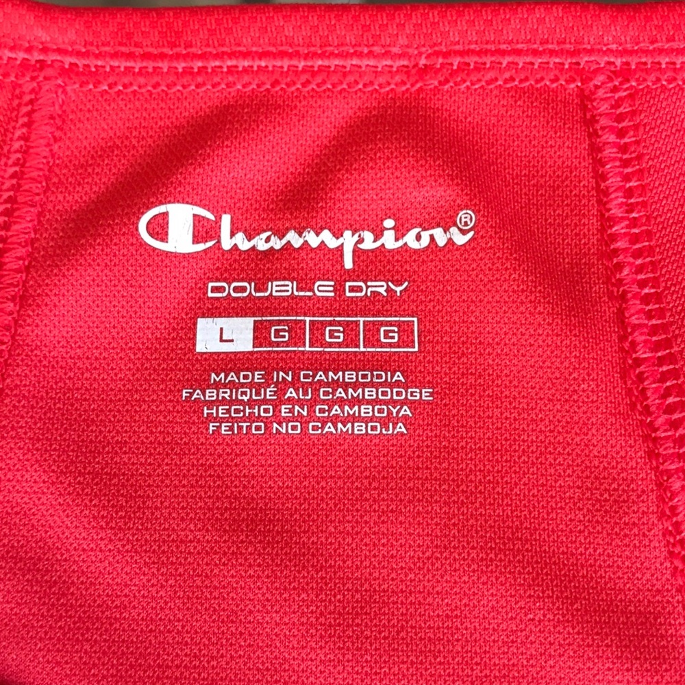 CHAMPION DOUBLE DRY WORKOUT TOP SIZE L EUC! - Picture 11 of 12